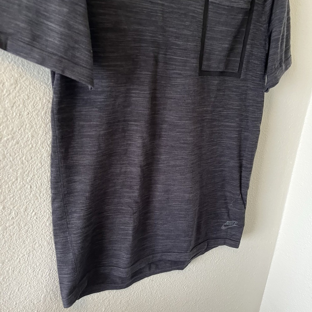 NIKE T-shirt Men's Small Tech Knit Pocket Short Sleeve Black 729397 010 - Picture 7 of 16